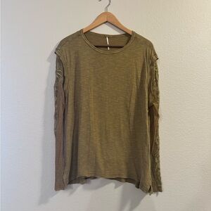 Free people long sleeve shirt